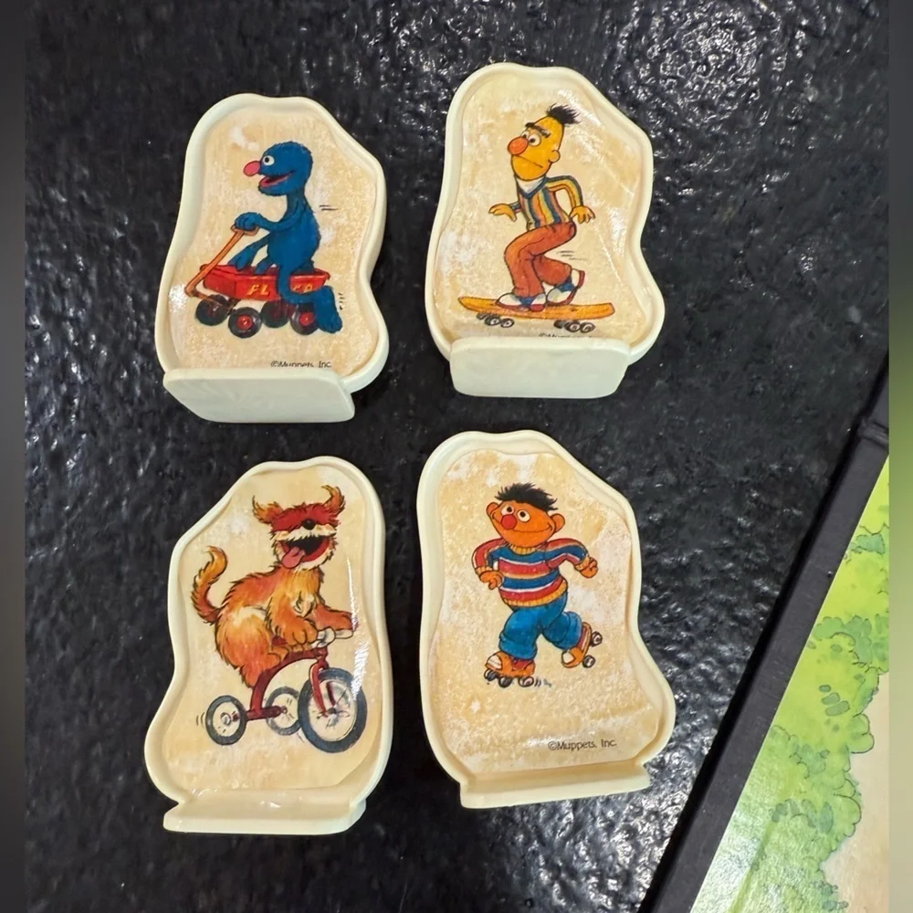 Vintage 1986 Milton Bradley Sesame Street “My First Games Stop & Go Game”